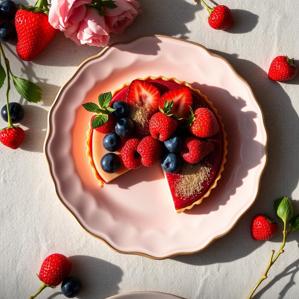 La Bohème · Tarta de frutos rojos con masa de mantequilla noisette